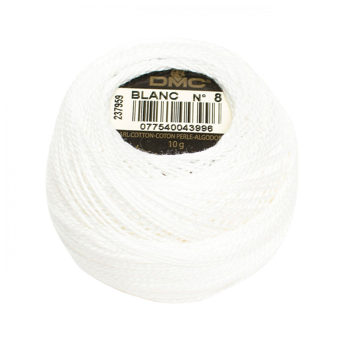 DMC Pearl Cotton Size 8 Thread White (4708858527789)