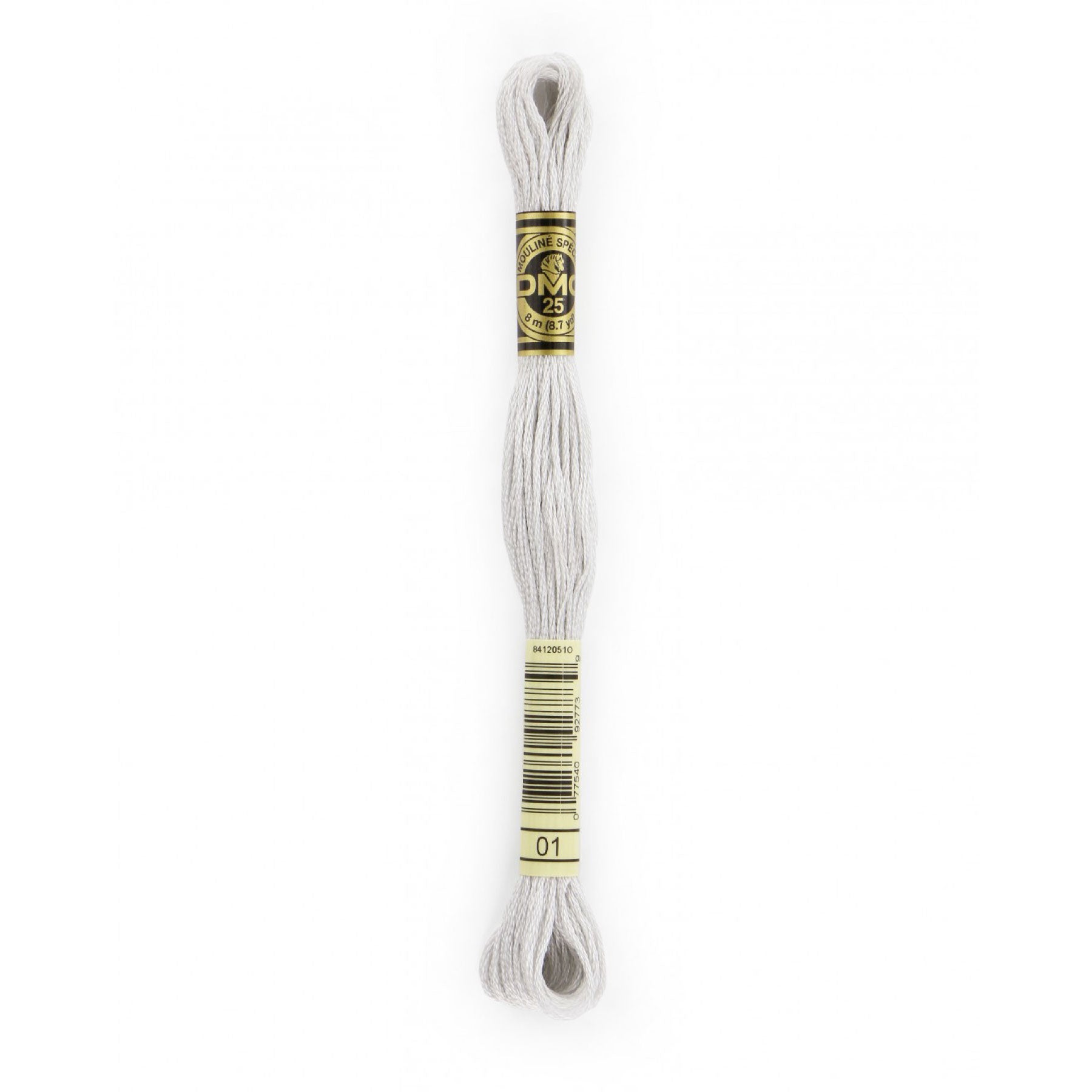 DMC6 - Strand Embroidery Floss 01 White TinThread & Floss