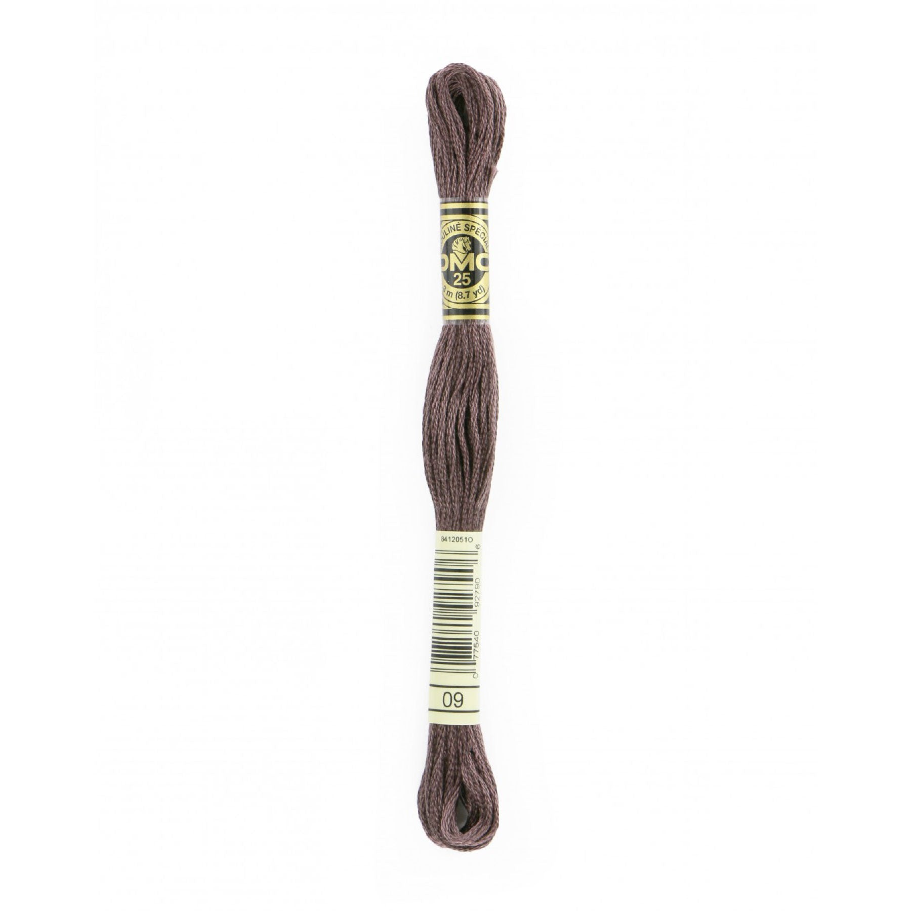 DMC 6-Strand Embroidery Floss 09 Very Dk Cocoa
