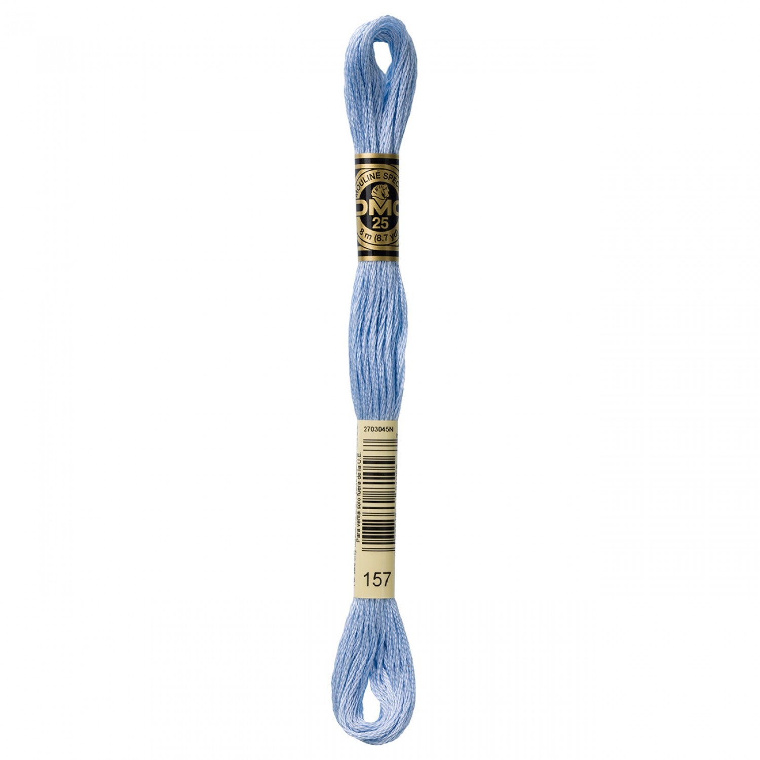 DMC 6-Strand Embroidery Floss 157 Very Lt Cornflower Blue (4819717029933)