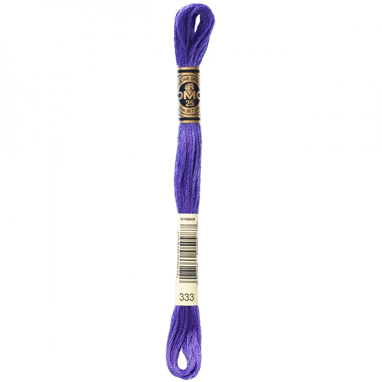 6-Strand Embroidery Floss 333 Very Dk Blue Violet (5786224984229)