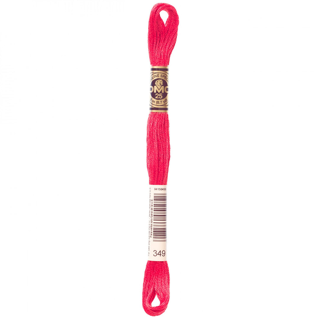 DMC 6-Strand Embroidery Floss 349 Dk Coral (5321347694757)