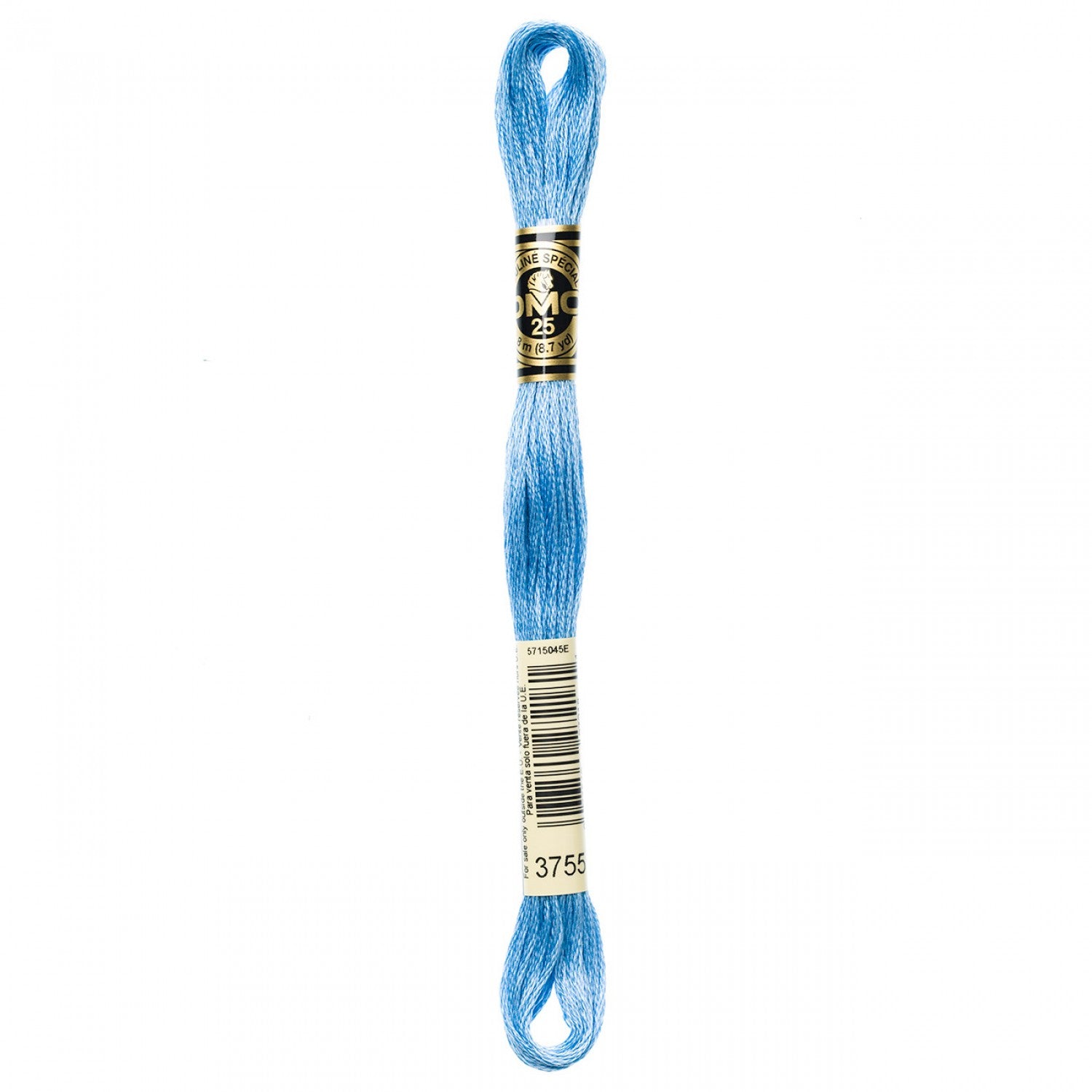 DMC 6-Strand Embroidery Floss 3755 Bright Blue (5321351823525)