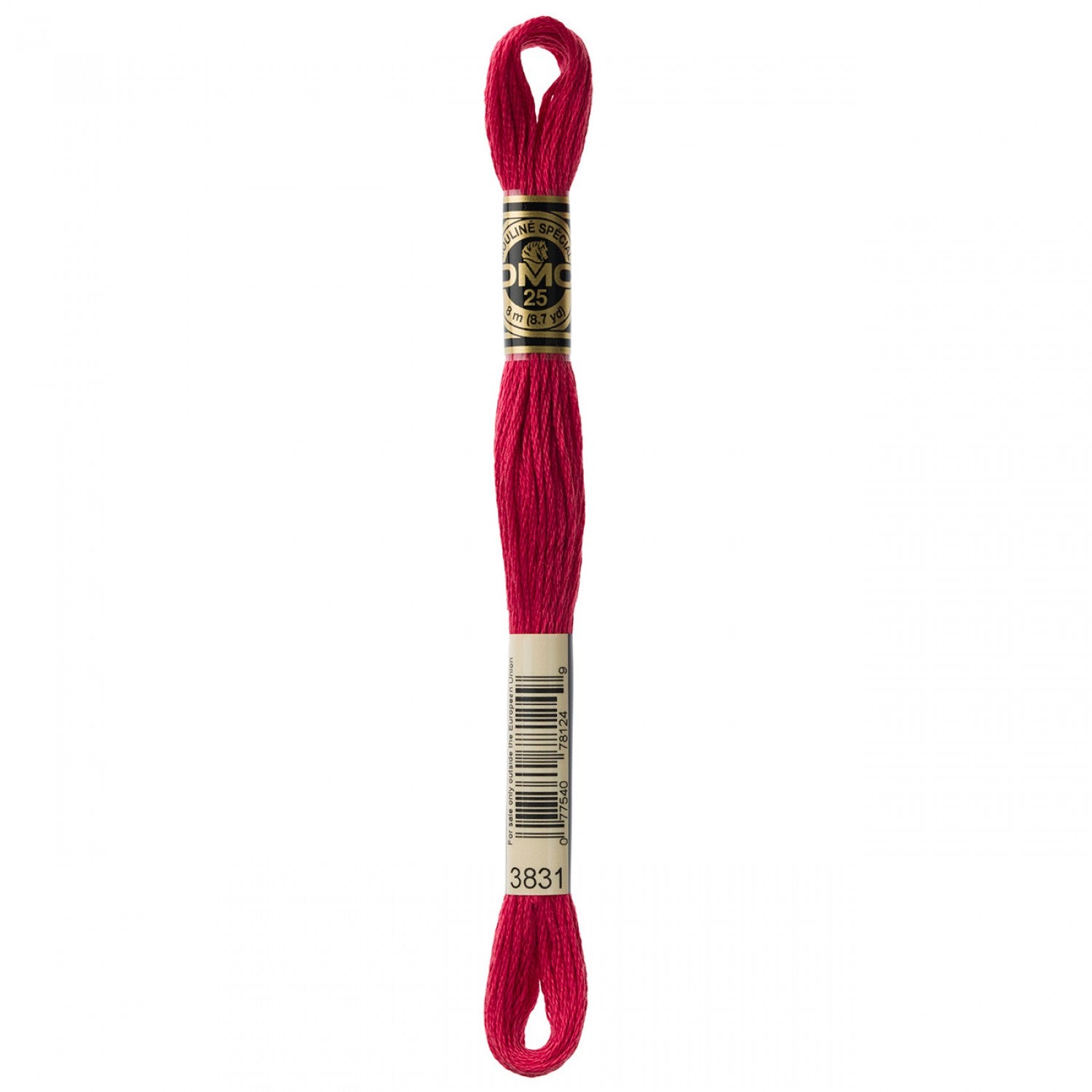 6-Strand Embroidery Floss 3831 Dk Raspberry (4838537494573)