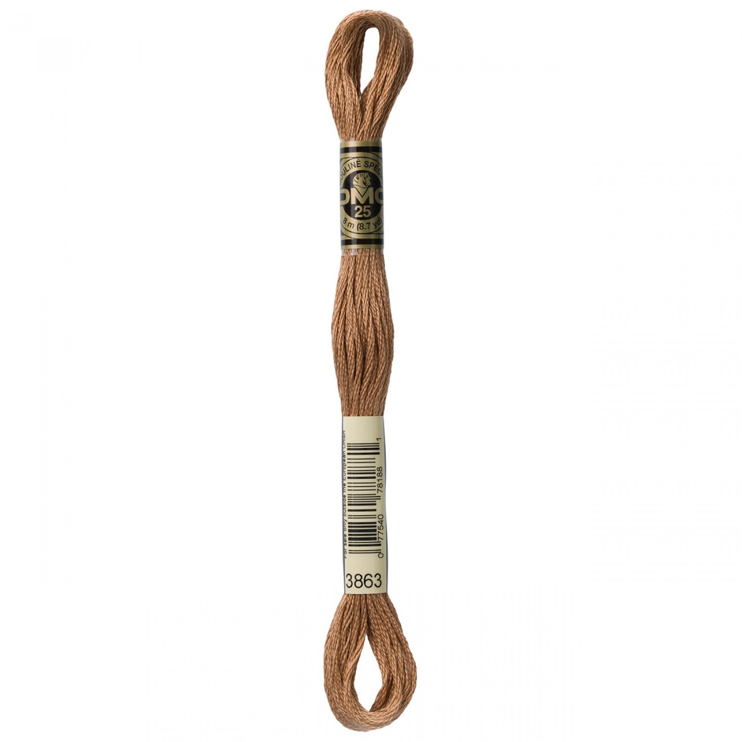 DMC 6-Strand Embroidery Floss 3863 Med Mocha Beige (5247458115749)