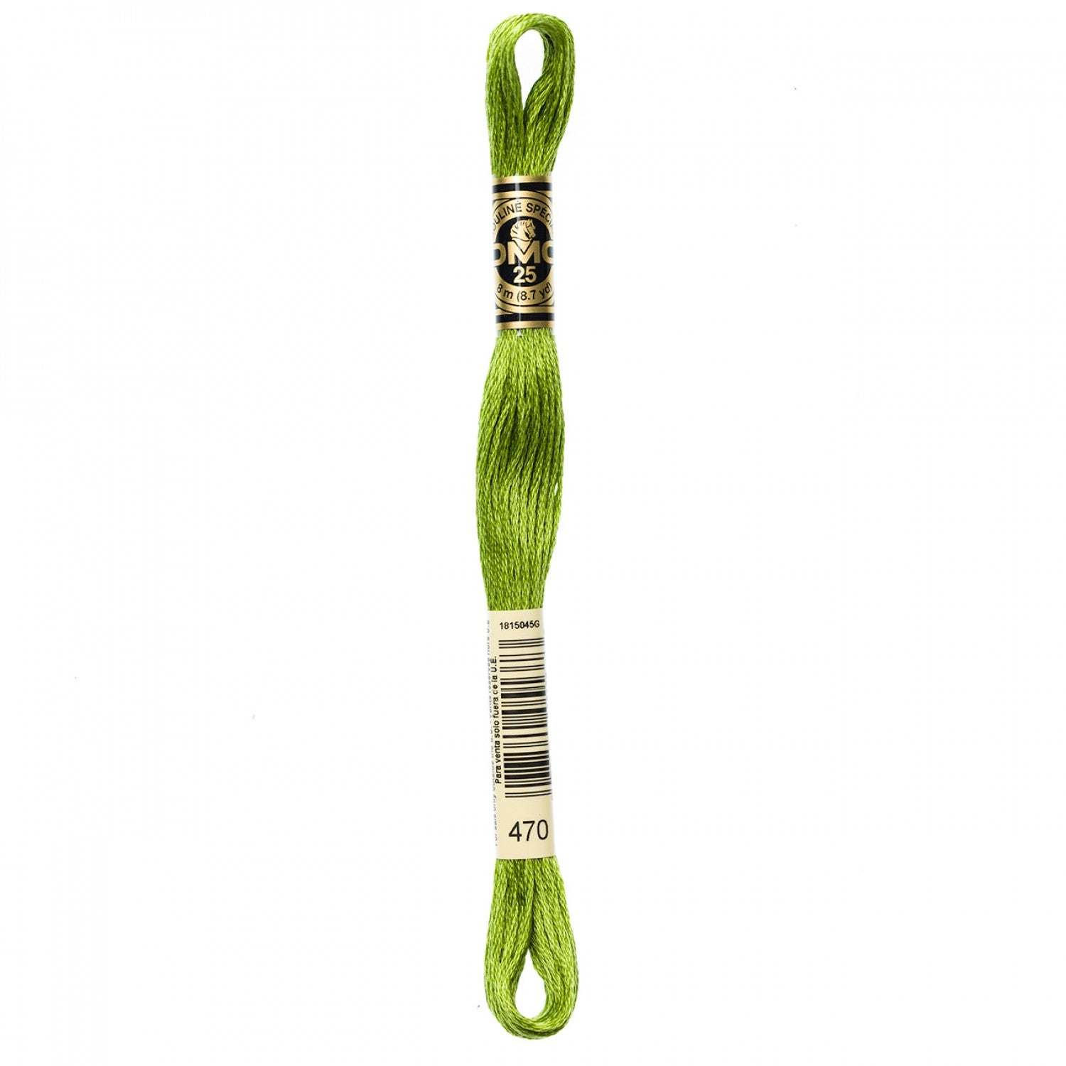 DMC 6-Strand Embroidery Floss 470 Lt Avocado Green (4515790684205)