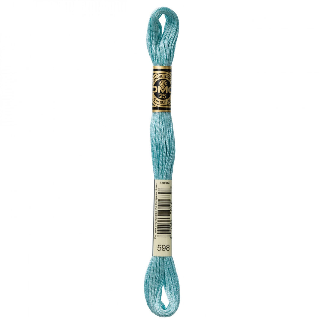DMC 6-Strand Embroidery Floss 598 Lt Turquoise (5367417012389)