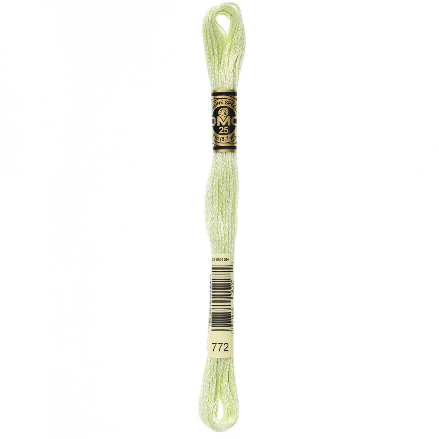 DMc 6-Strand Embroidery Floss 772 Very Lt Yellow Green (4814085881901)