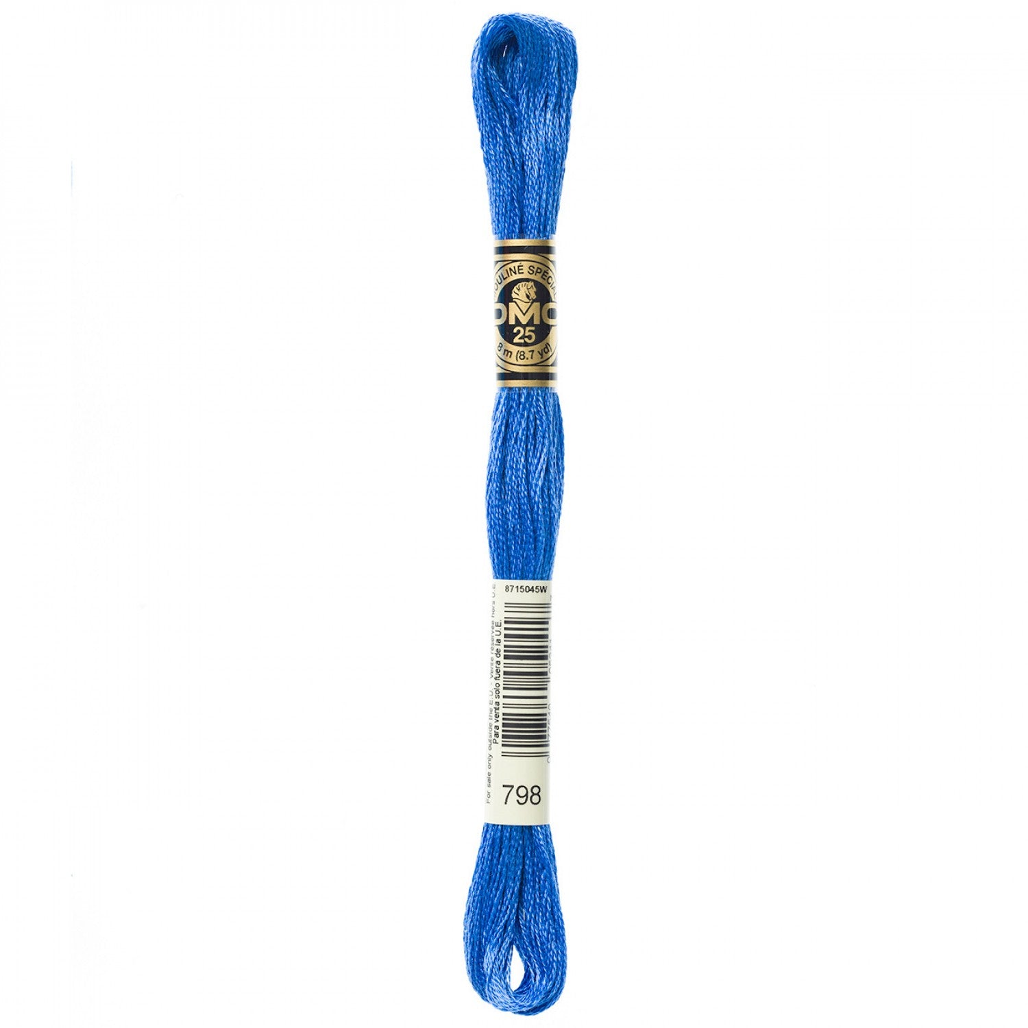 6-Strand Embroidery Floss 798 Dark Delft Blue (6675777781925)