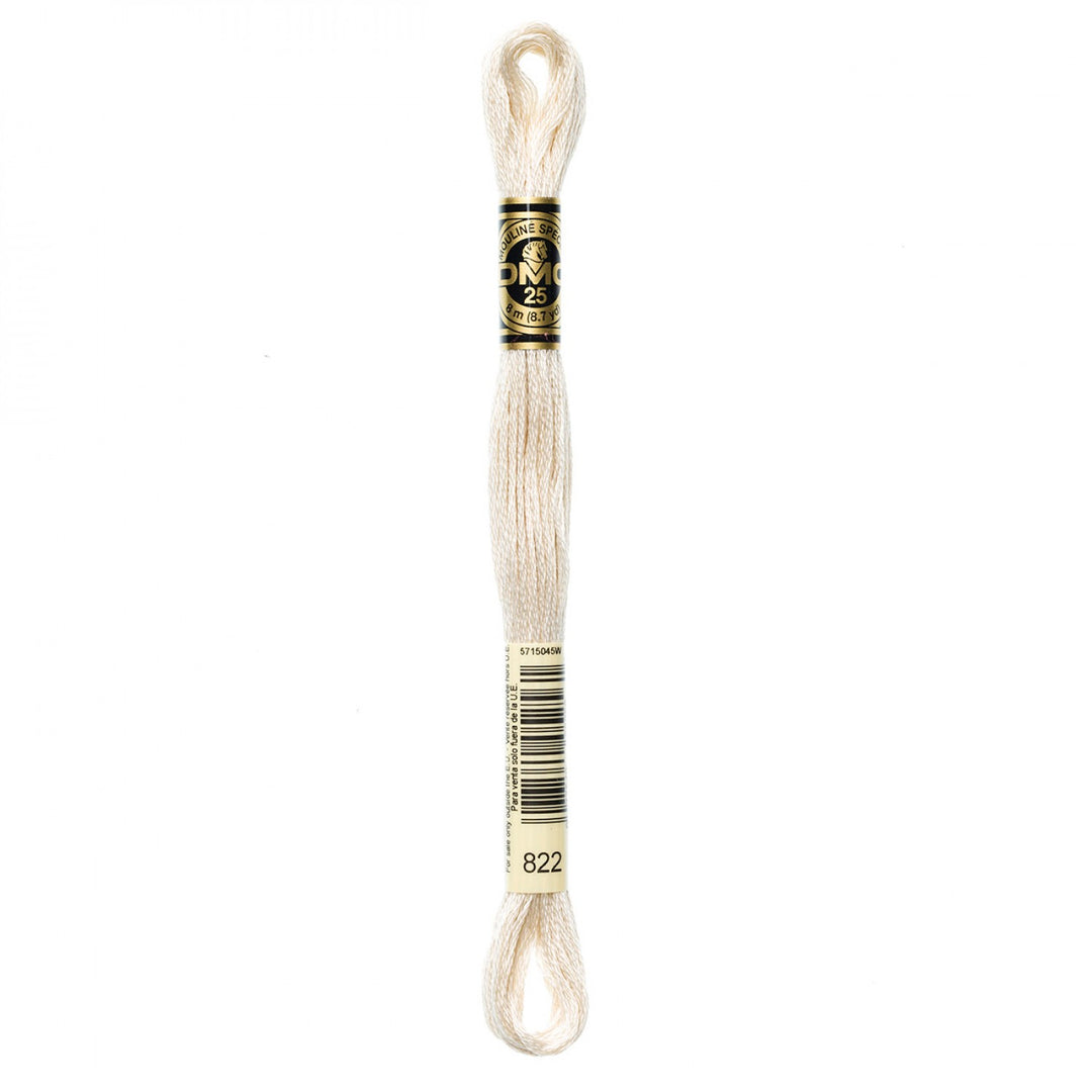 6-Strand Embroidery Floss 822 Lt Beige Grey (4884104052781)