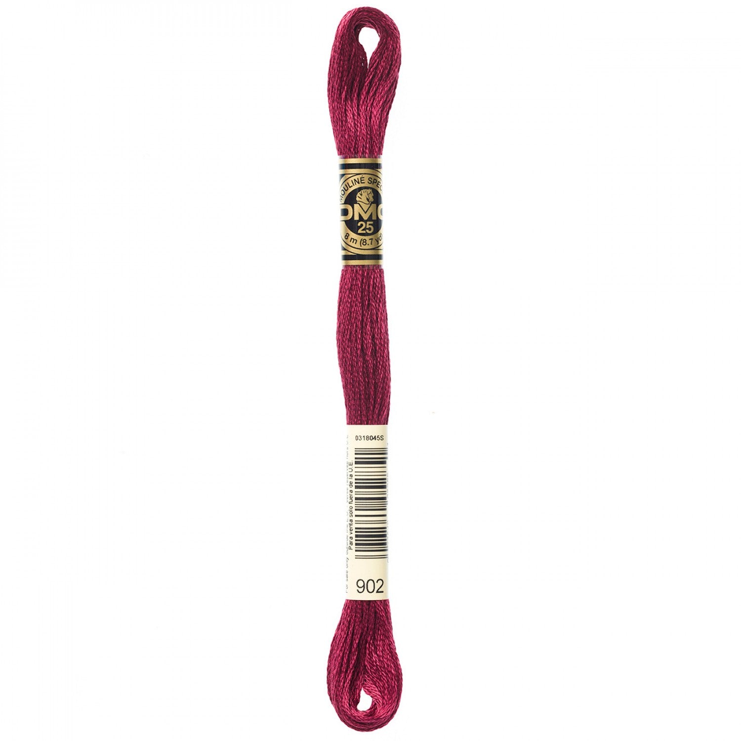 Strand Embroidery Floss 902 Very Dark Garnet (6732924354725)