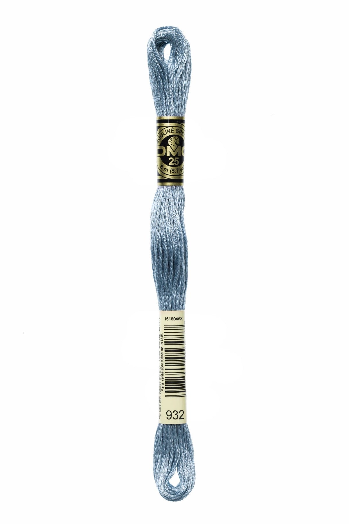 DMC 6-Strand Embroidery Floss 932 Lt Antique Blue