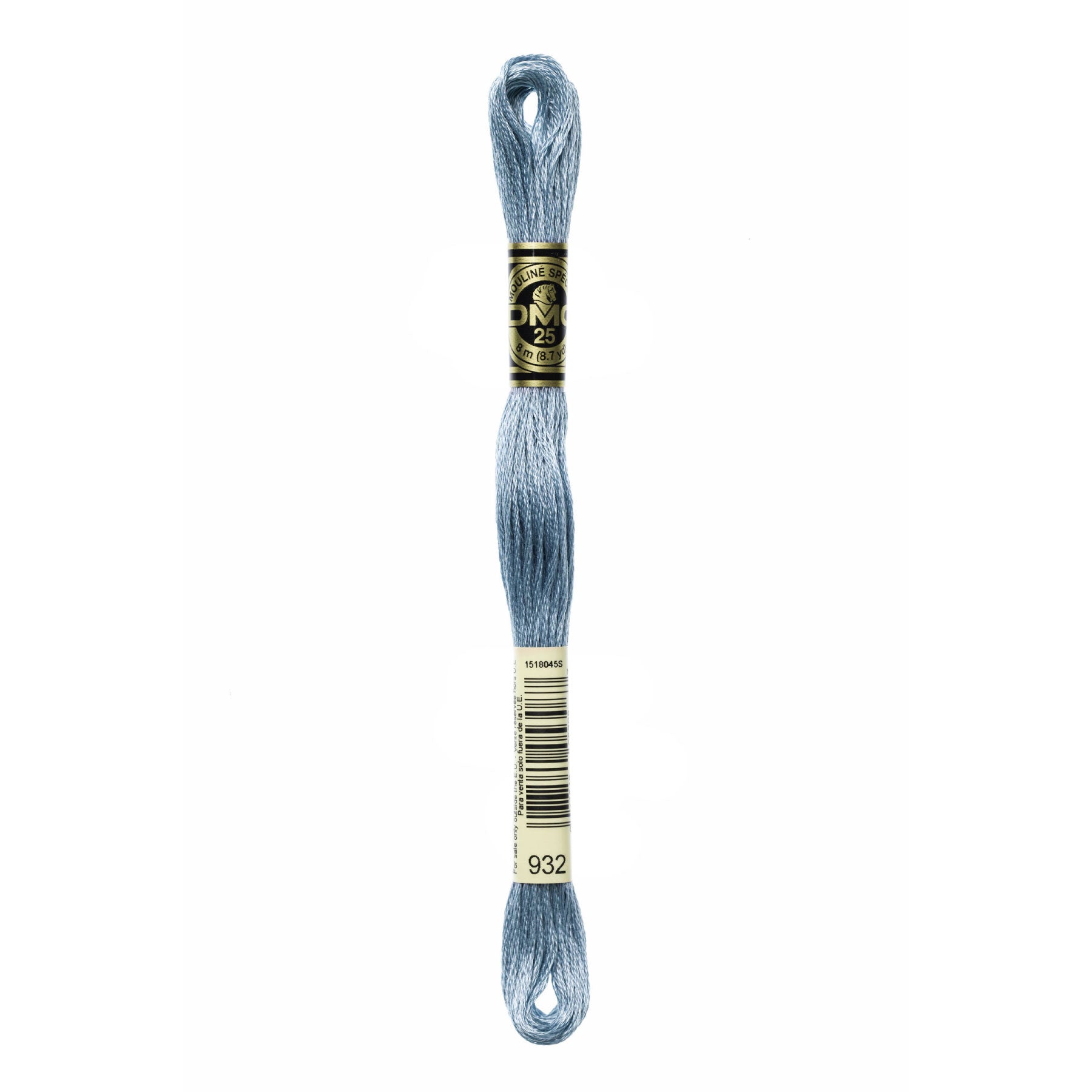 DMC6 - Strand Embroidery Floss 932 Lt Antique BlueThread & Floss