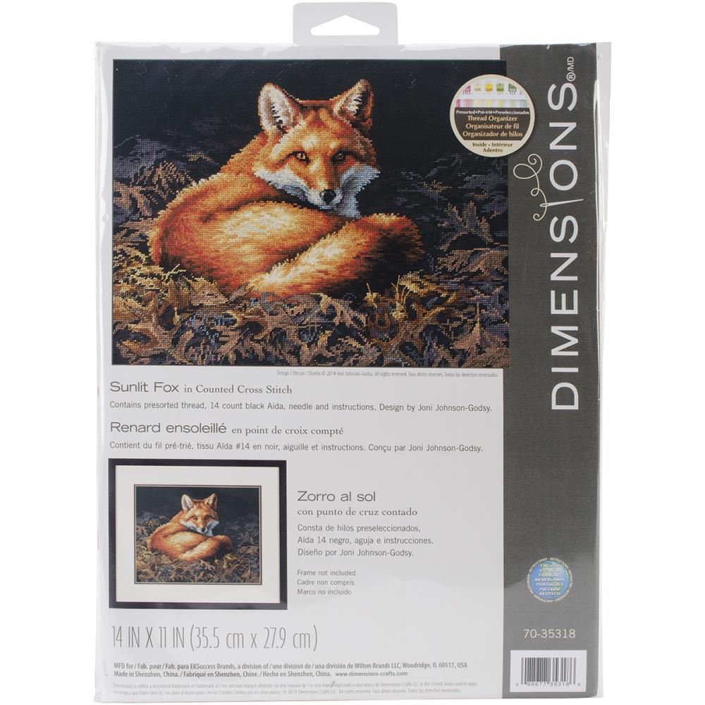 Sunlit Fox Counted Cross Stitch Kit 11in. x 14in. (5515974869157)
