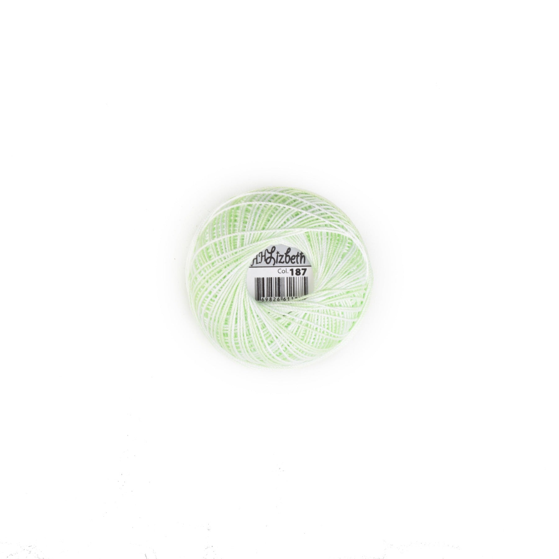 Lizbeth Size 03 Cotton Thread 187 Green Ice (4677110202413)