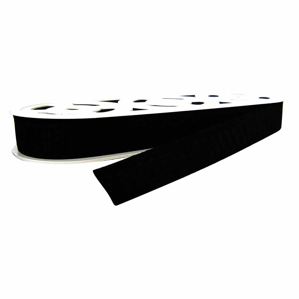Unique Non Roll 1 inch Elastic Black (4175503556653)
