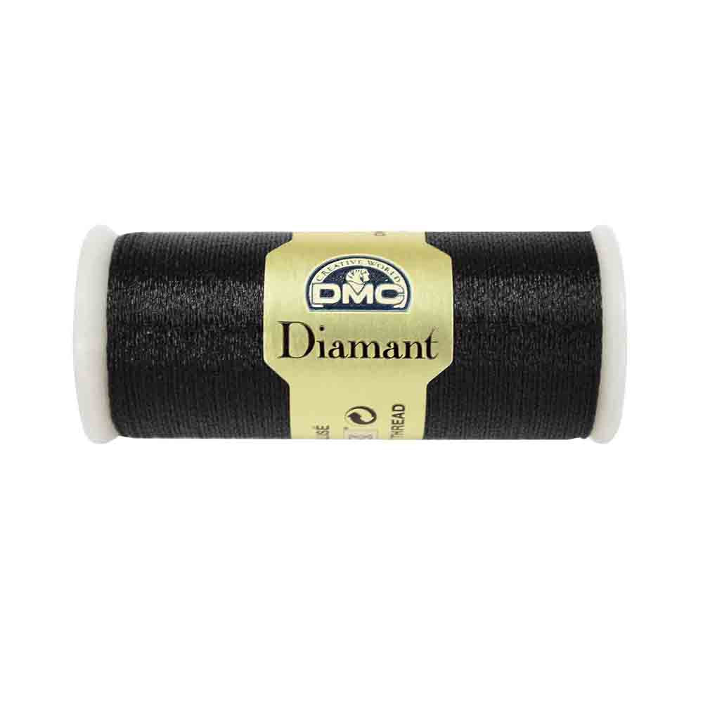 DMC Diamant Metallic Needlework Thread 310 Black (4714513039405)