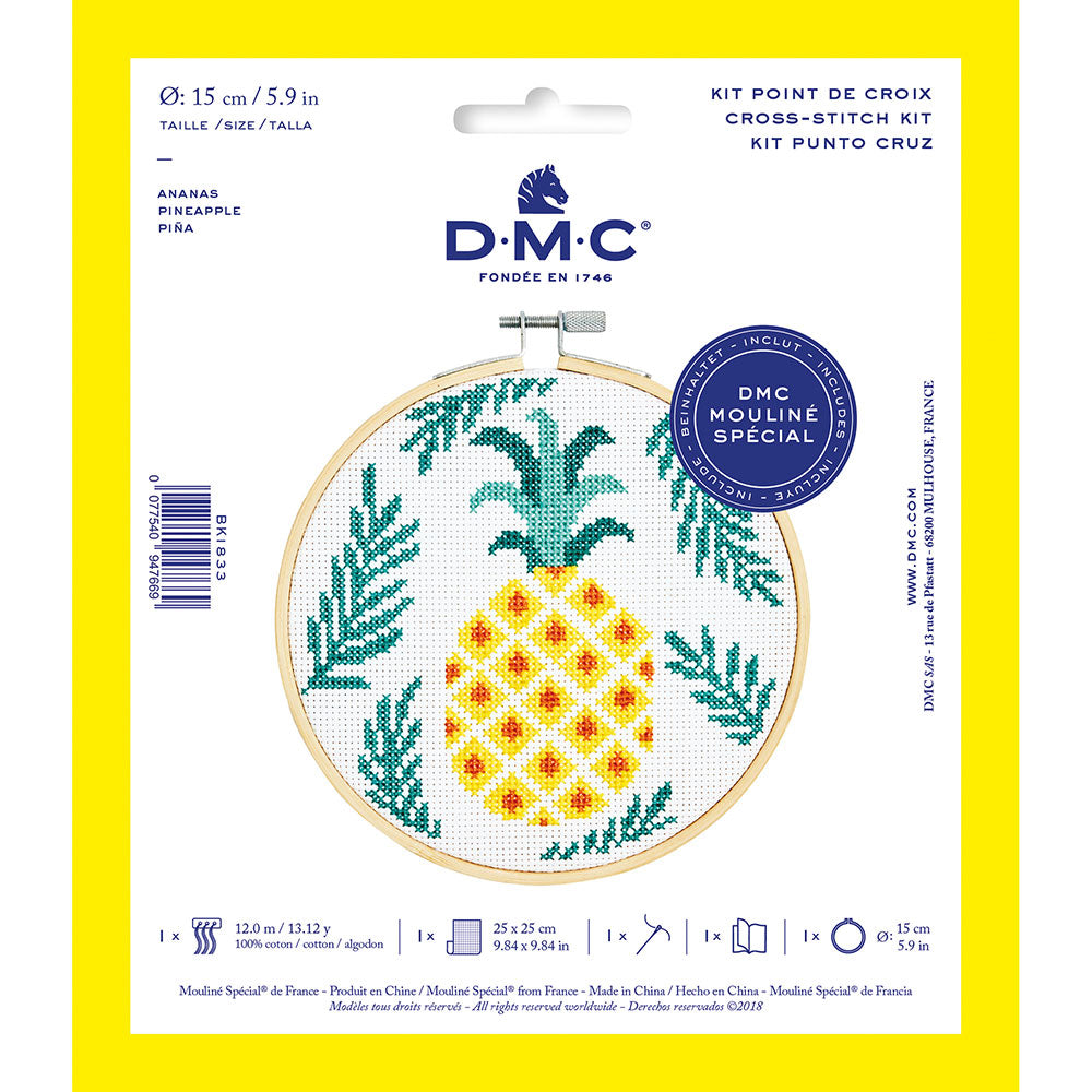 Pineapple Counted Cross Stitch Kit (5524018725029)