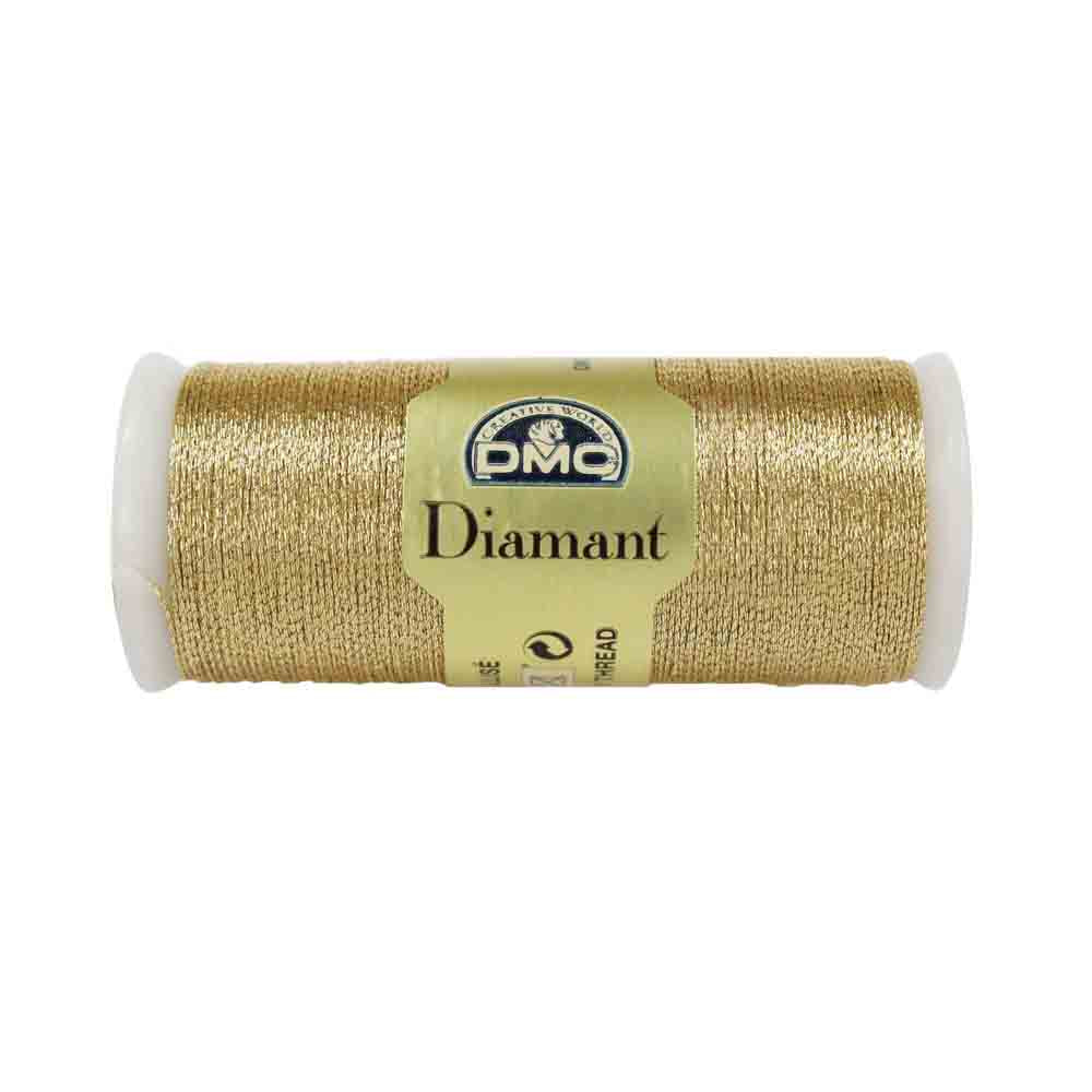 DMC Diamant Metallic Needlework Thread 3821 Lt Gold (4714862280749)