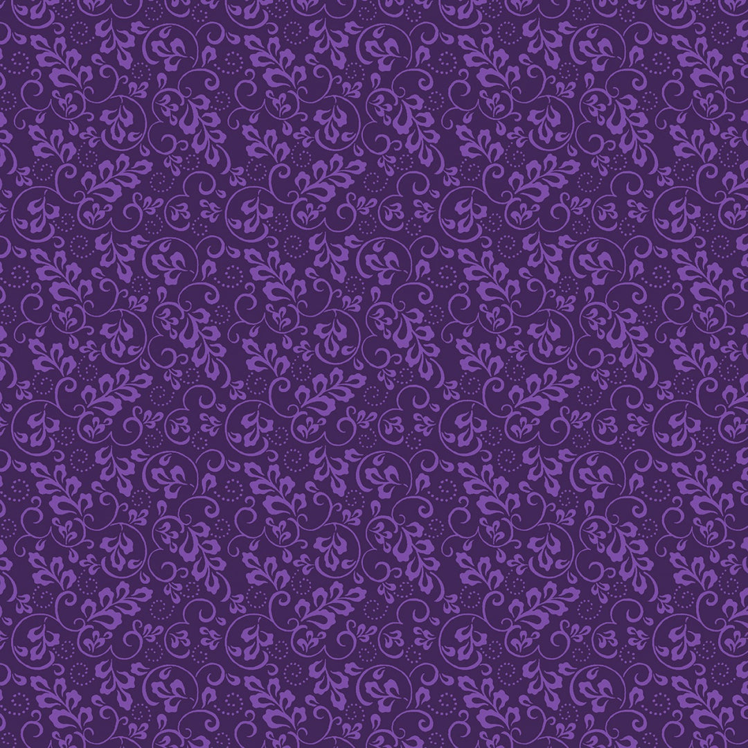 Essential Basics Leaf and Scroll 669 Darkest Purple (6561202372773)