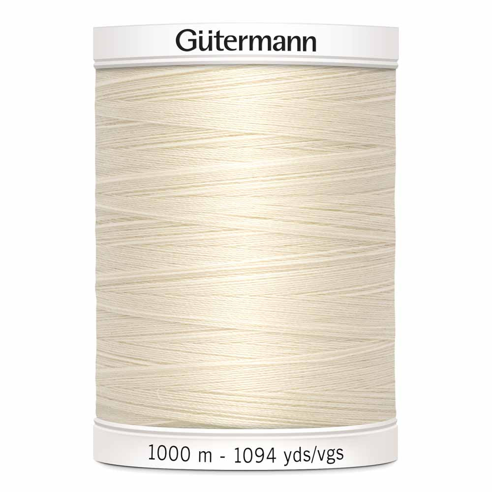 Gütermann 1000 meter spool Sew-all Thread Eggshell Cream (4345675644973)