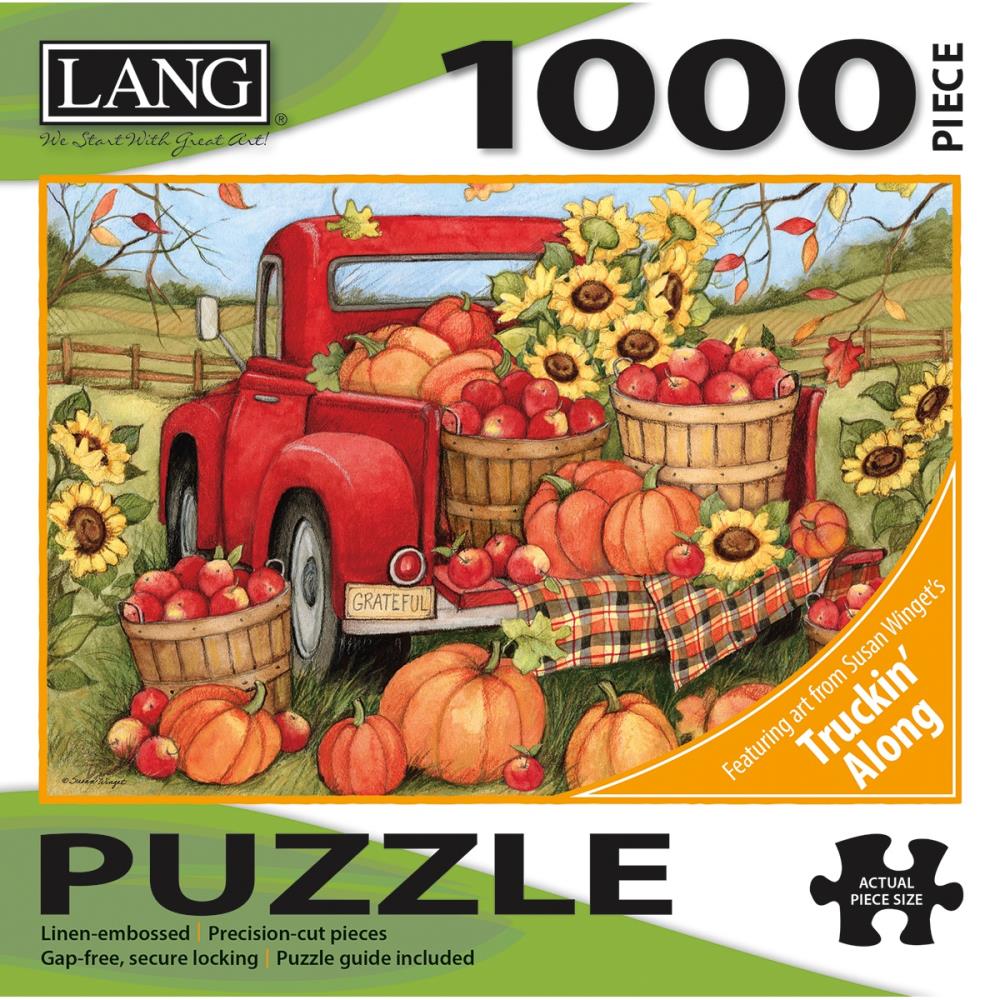 Harvest Truck Jigsaw Puzzle 1000pc (5844411580581)
