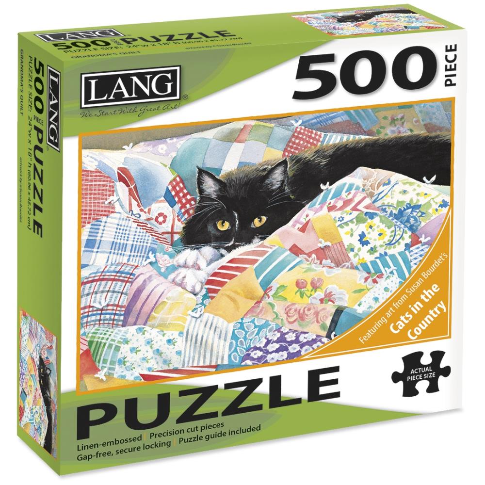 Grandma's Quilt Jigsaw Puzzle 500pc
