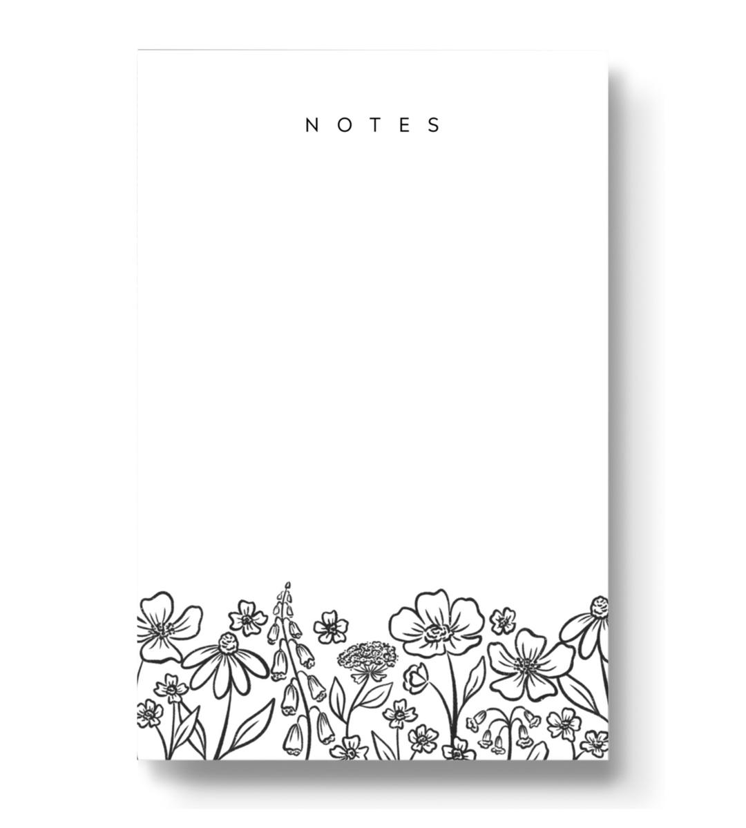 Pressed Flowers Notepad
