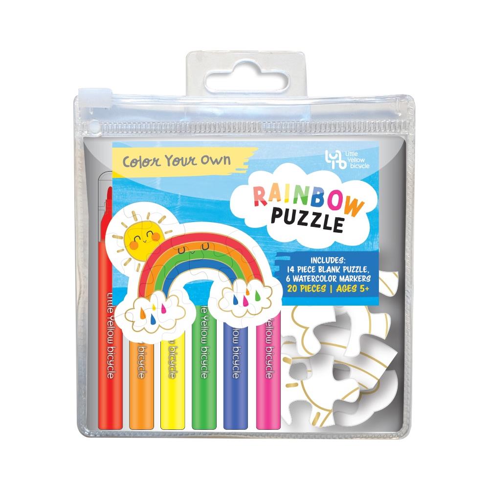 Colour Your Own Mini Rainbow Puzzle 14pc