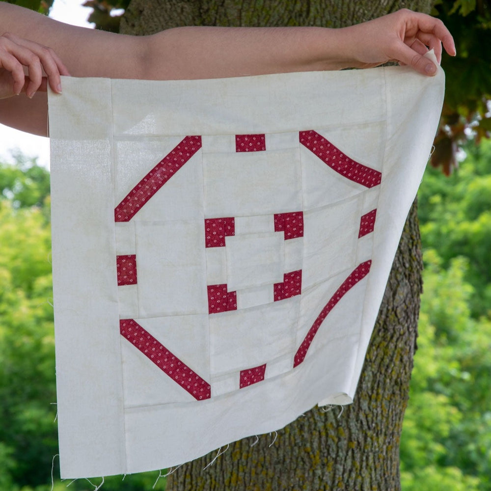 Button Up Block Quilting Pattern
