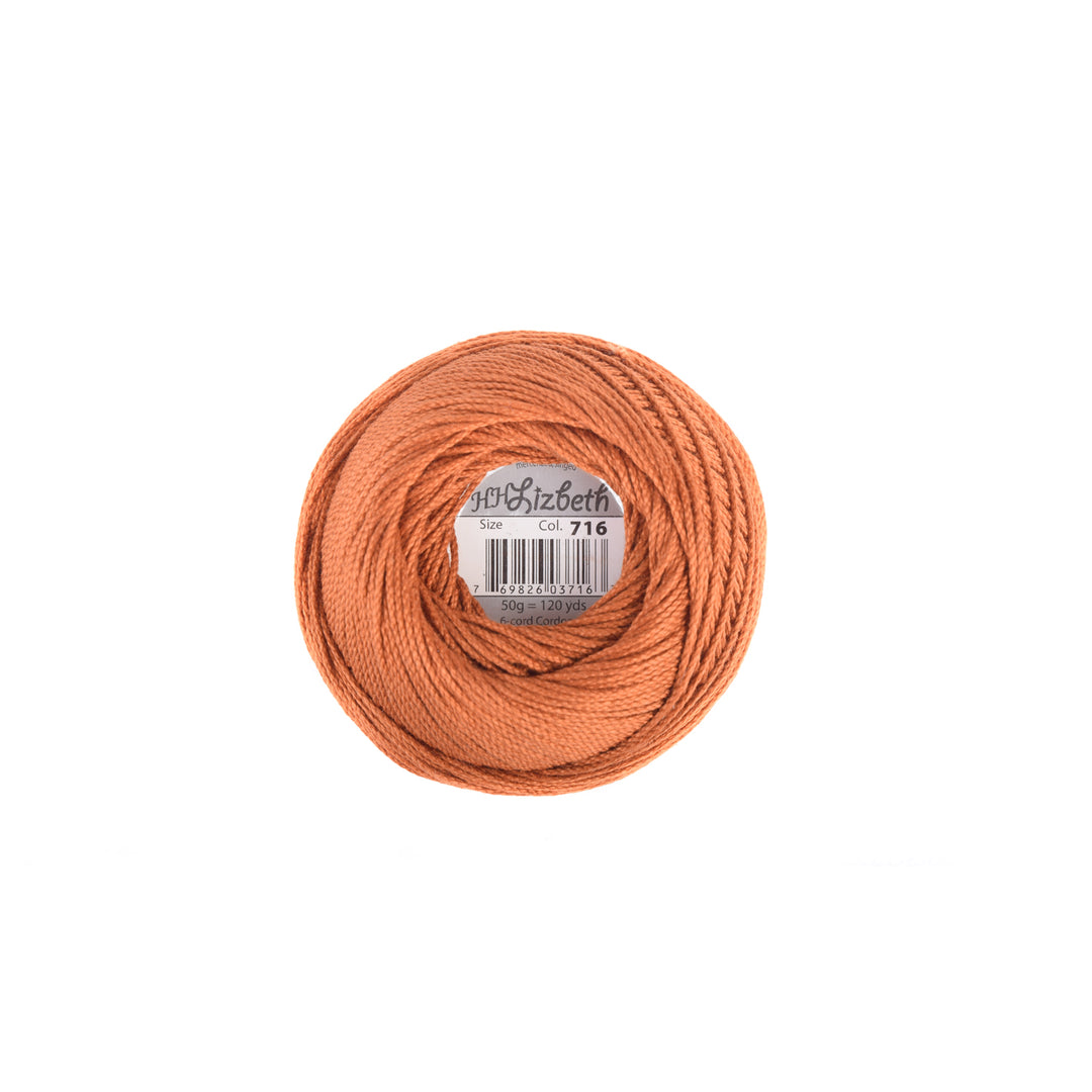 Lizbeth Size 03 Cotton Thread 716 Maple Syrup (666882048045)