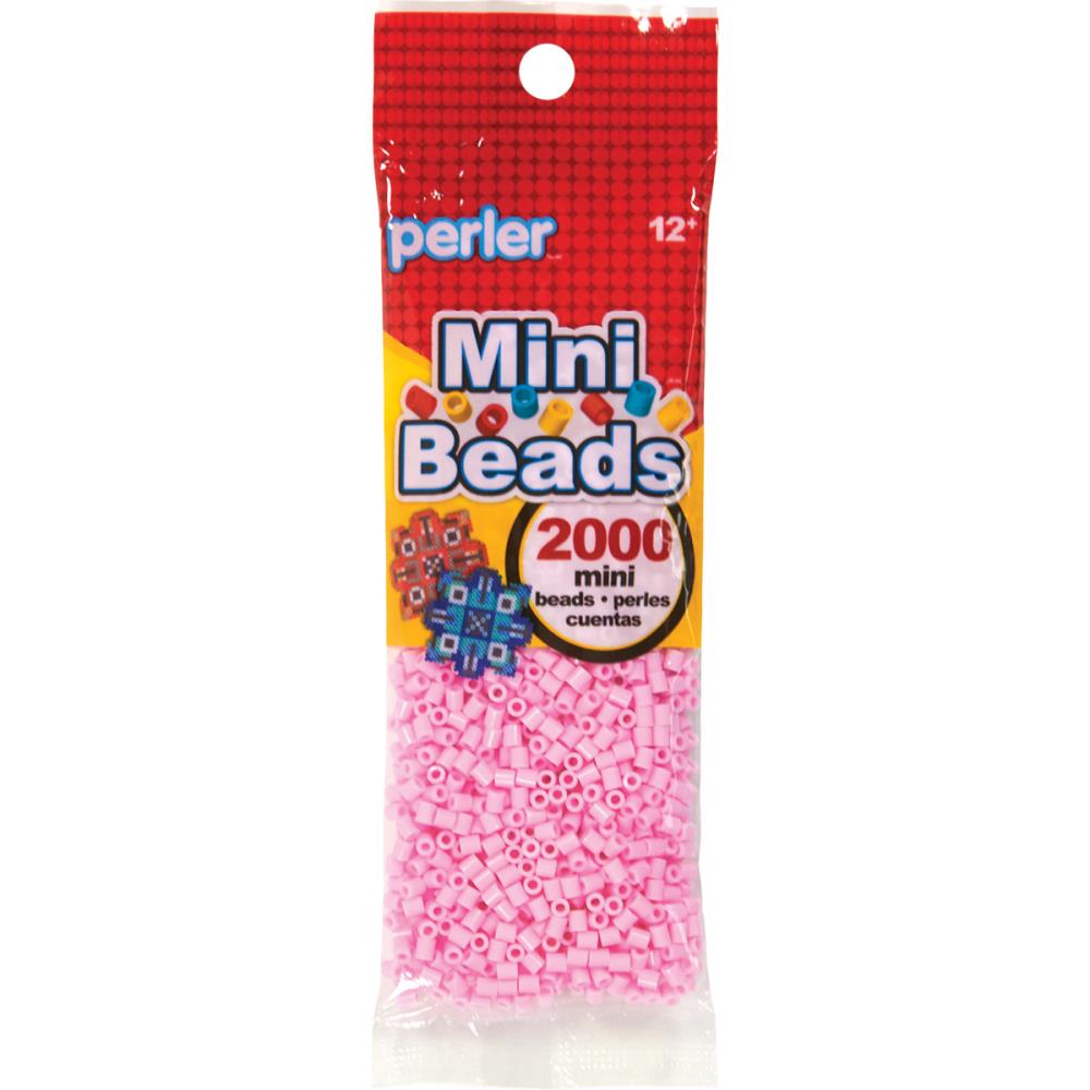 Perler Mini Beads 2000ct Lt Pink (5015789174829)