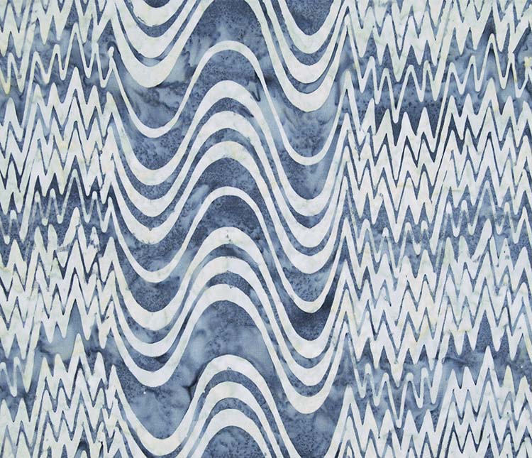 Banyan Batiks Mod Graphics Quilt Fabric Waves Blue (4314653589549)