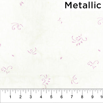 Intaglio Seafoam Flourishes Metallic Pink (4165411012653)