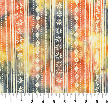 Tile Work Chestnut Border Print Multi (6024162115749)