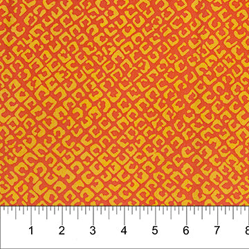 Banyan Batik Color Blocking Quilt Cotton Fabric Karen Gibbs Yellow Gold Orange (3945767174189)
