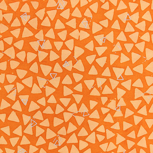 Color Blocking Amber Metallic Triangles Tangerine (3945786376237)