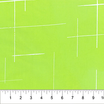 Banyan Batik Color Blocking Quilt Cotton Fabric Karen Gibbs Lime Green White Strokes Lines (3945840017453)