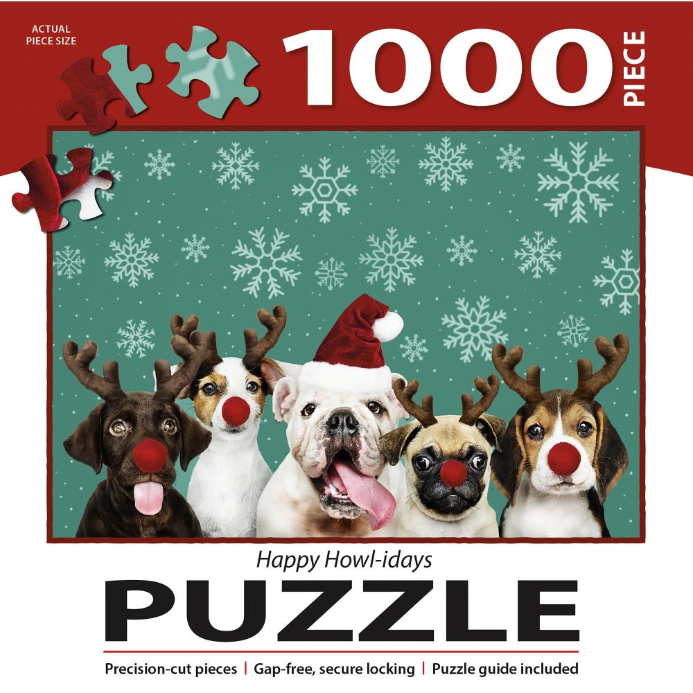 Lang Holiday Dogs 100 piece Jigsaw Puzzle