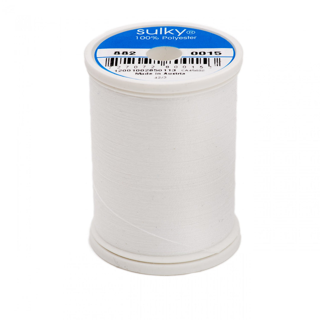 Sulky 60wt Polyester Bobbin Thread 1005m White (4490786504749)
