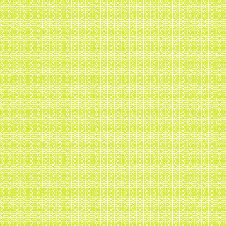 Hand Stitched Hexies Chartreuse
