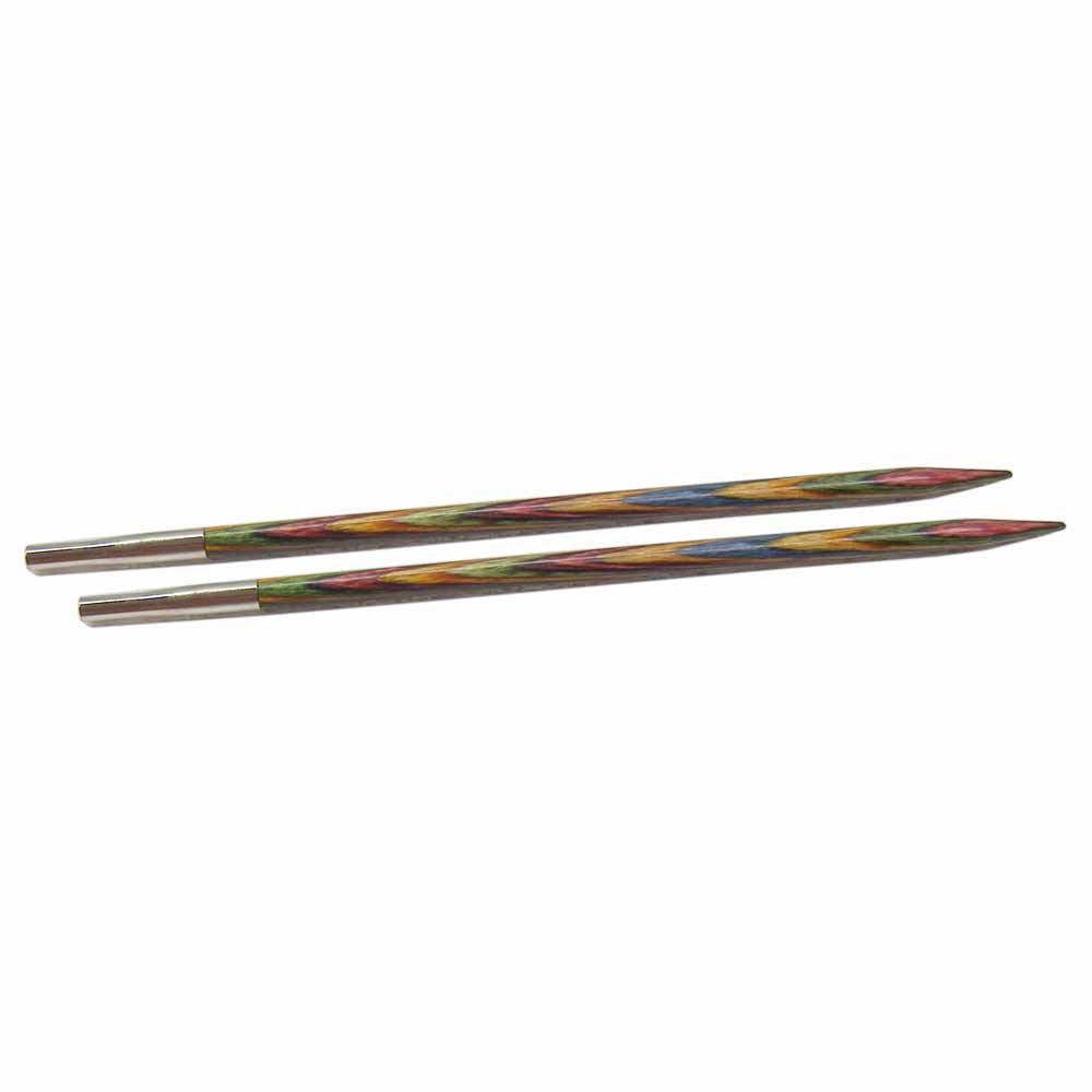 5in. Rainbow Wood Interchangeable Circular Needle Tips 3.75mm