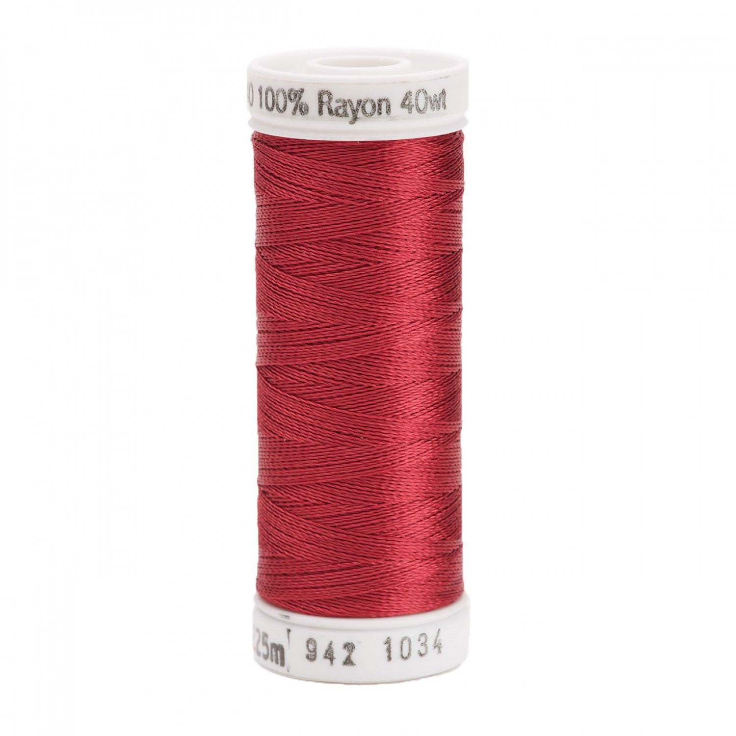 225m 40wt Rayon Embroidery Thread 1034 Burgundy (4889367085101)