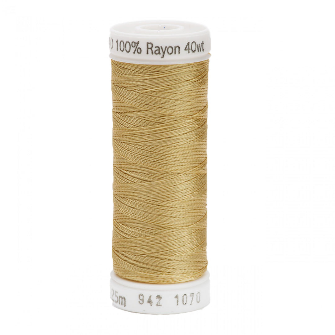 225m 40wt Rayon Embroidery Thread 1070 Gold (5521026941093)