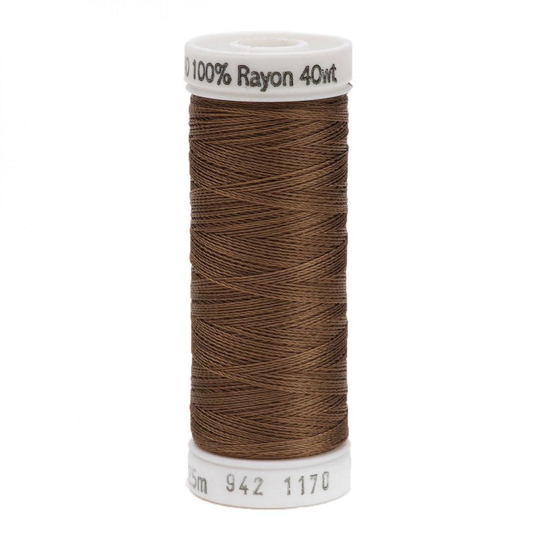 225m 40wt Rayon Embroidery Thread 1170 Lt Brown (4497797840941)