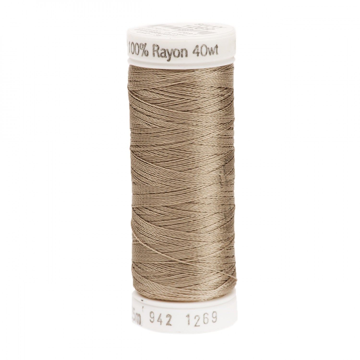 225m 40wt Rayon Embroidery Thread 1269 Mushroom (4497807835181)