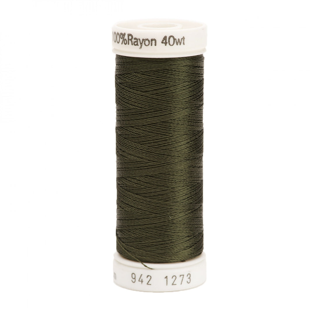 225m 40wt Rayon Embroidery Thread 1273 Dk Forest (4497809866797)