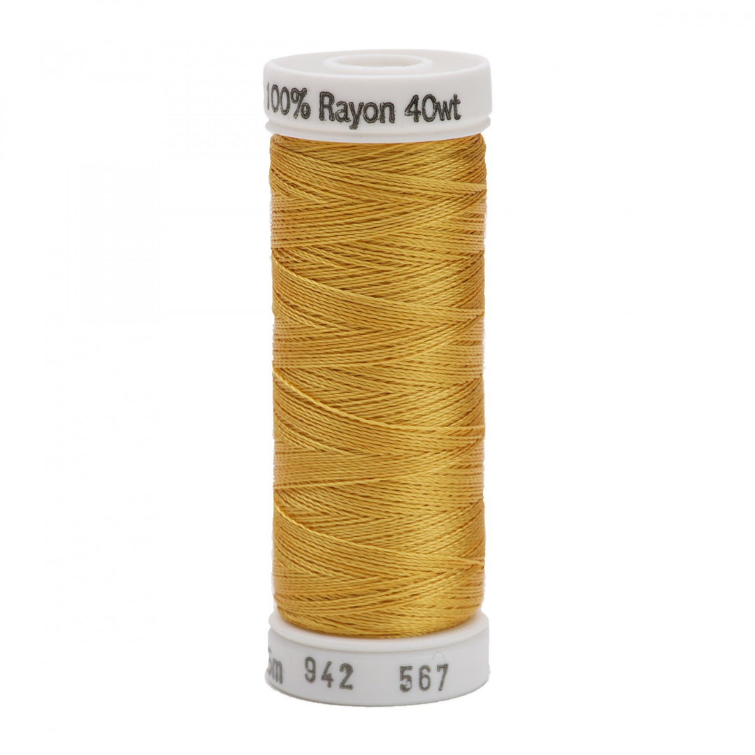 SULKY 225m 40wt Rayon Embroidery Thread 567 Butterfly Gold (3884458377261)