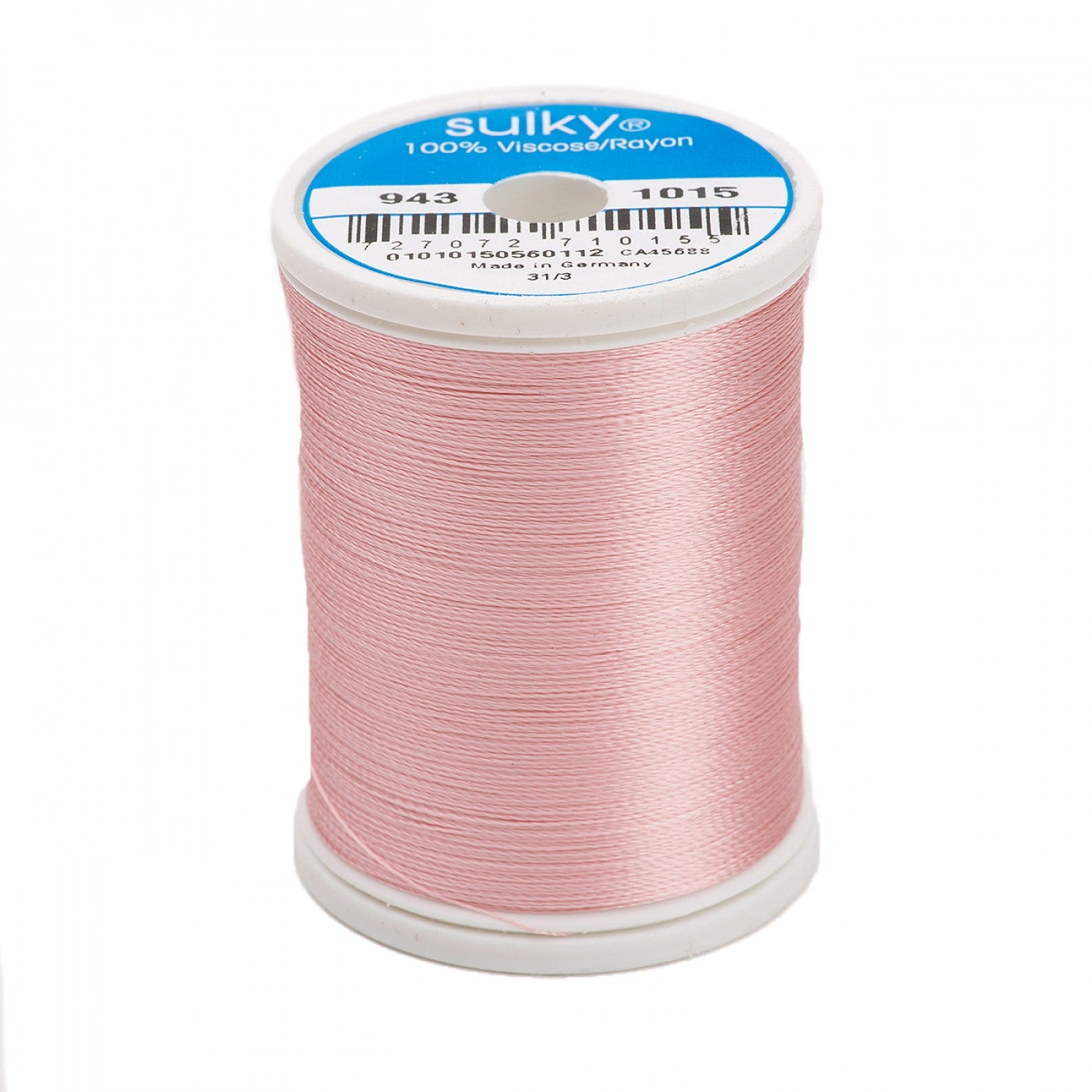 SULKY 776m 40wt Rayon Thread 1015 Med Peach (5240735858853)