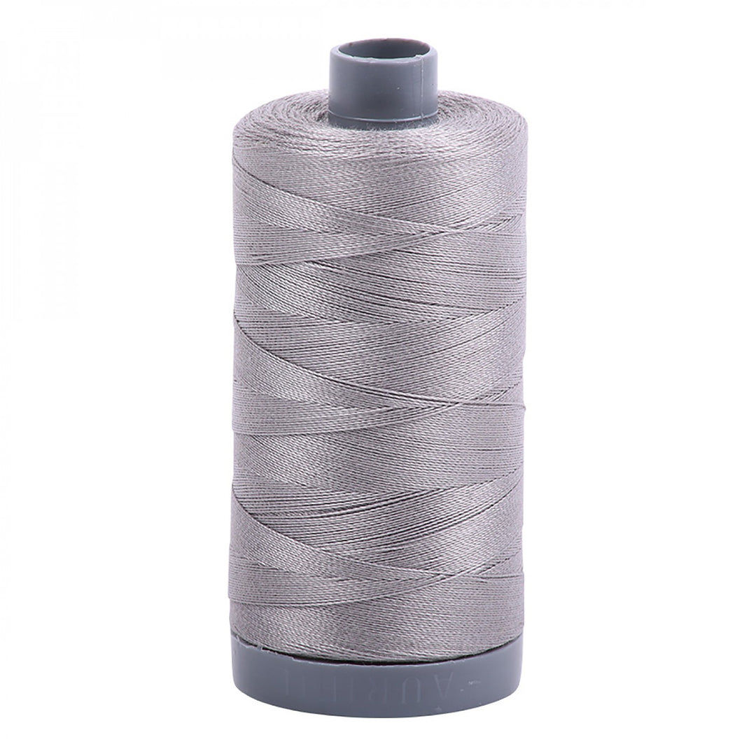 Aurifil 28wt Mako Cotton Embroidery Thread 2620 Stainless Steel (5244220375205)